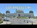 Los Angeles 4K - Griffith Park - Driving Downtown USA