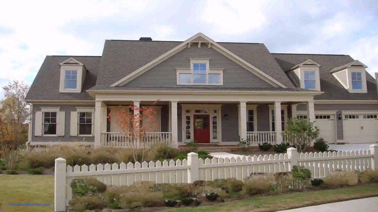 Exterior Paint Ideas For Ranch Style Homes - YouTube