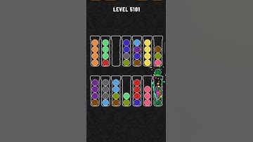 Ball sort puzzle level 5101 #howto #game #onlinegame #app #ballsort #winning #ballsortpuzzlegameplay