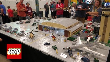 Huge LEGO Military Aircraft Base – Exercise Maple Flag