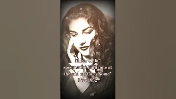 Maria Callas Caro Nome 1952 #youtubeshorts #callas #opera #shortsclip #arias #mariacallas #shorts