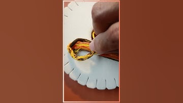 16 string kumihimo loop for friendship bracelet tutorial