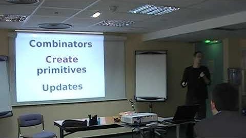 OCaml Meeting 2010 - React, functional reactive programming for OCaml, by Daniel Bünzli