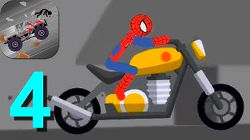 Stickman Flatout - Destruction : Game offline Spiderman Walkthrough Part 4 / Android Gameplay HD