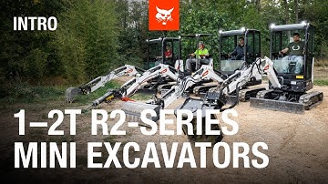 Meet Bobcat’s 1–2t R2-Series Mini Excavators