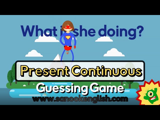 Present Continuous Tense for Kids class=