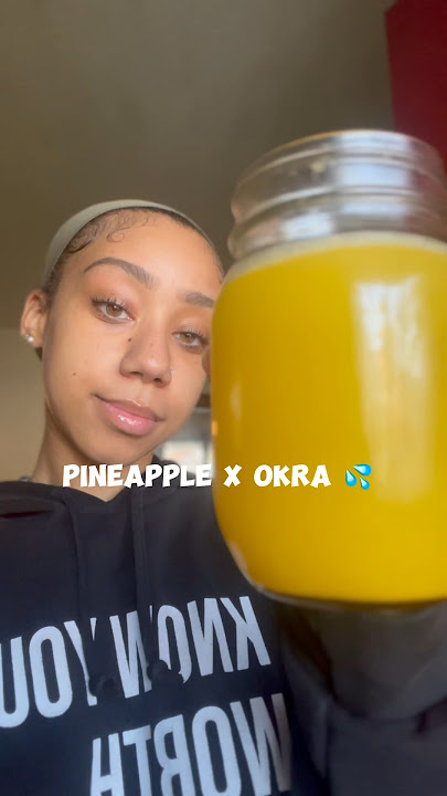 Have you tried this? #okra #juice