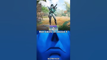 BEST EMOTE IN SEASON 5 🤔? #callofdutymobile #codm #gaming #codmobile #emote #shorts #new #legendary