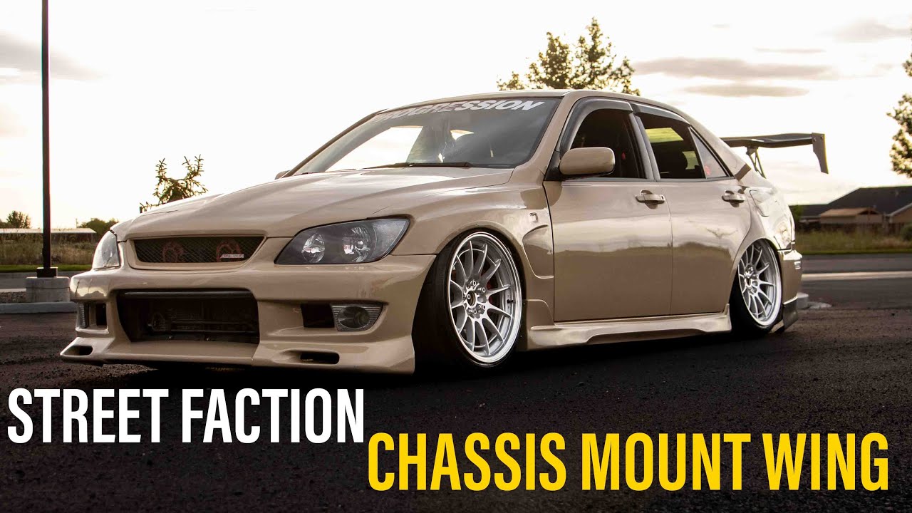 LEXUS IS300 STREET FACTION CHASSIS MOUNT WING |LEXUS IS300 BUILD EP.9