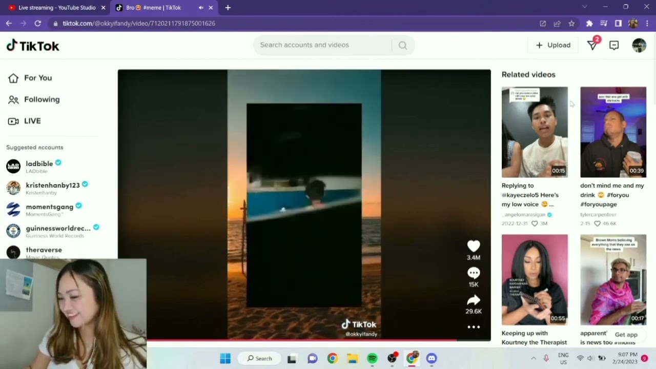 GEBY NGAKAK LIAT TINGKAH KOCAK MAS DEAN WKWK🤣 [ REACTION TIKTOK ] #reaction #tiktok