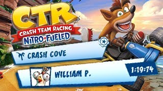 Crash Team Racing Nitro Fueled: Developer Times - Crash Cove (1:19:26)