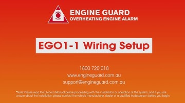 ENGINE GUARD EGO1-1 Wiring Setup