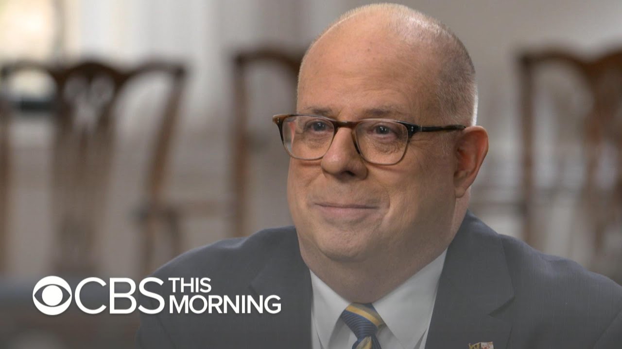 Maryland Gov. Larry Hogan isn't ruling out a primary challenge to Trump