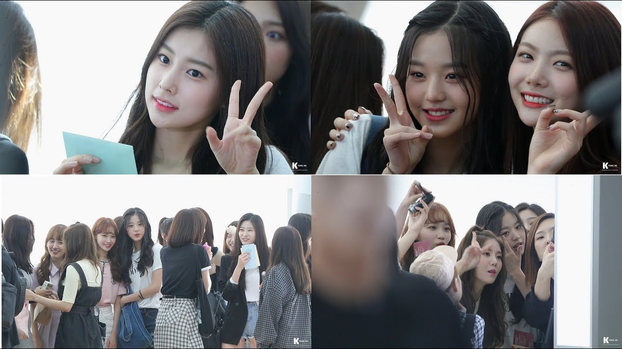 180826 아이즈원 한국인 일본 프로모션 출국길 대기 직캠 by.경호