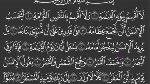 سورة القيامة | أحمد النفيس