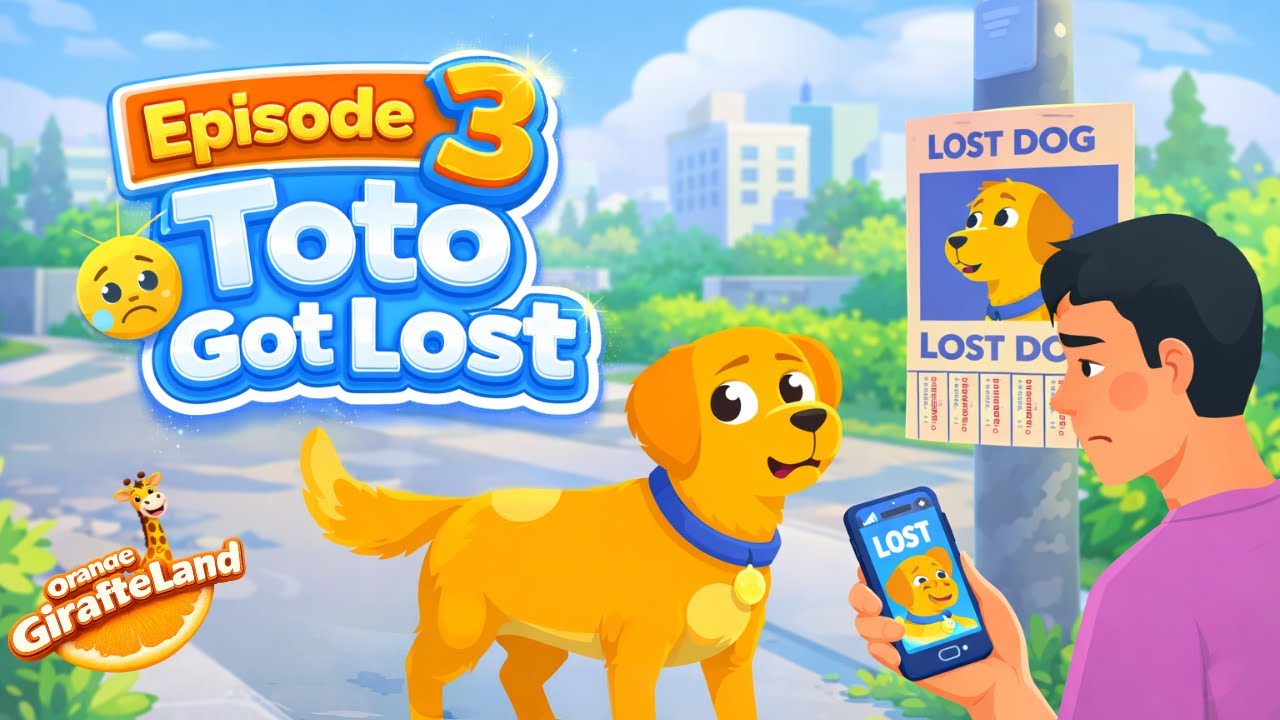 Toto Got Lost 😢🐶 | Episode 3 | Kids Story & Song | Teaching Toddlers How to Stay Safe