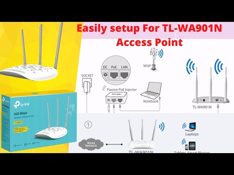 How to Quick Setup TP-Link TL-WA901N Wireless Access Point - English