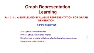 Part214: a simple and scalable representation for graph generation