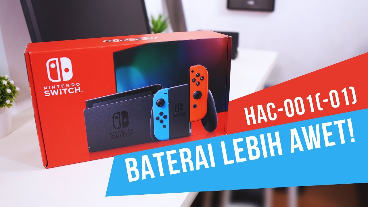 Unboxing Nintendo Switch MODEL TERBARU! - HAC-001(-01)