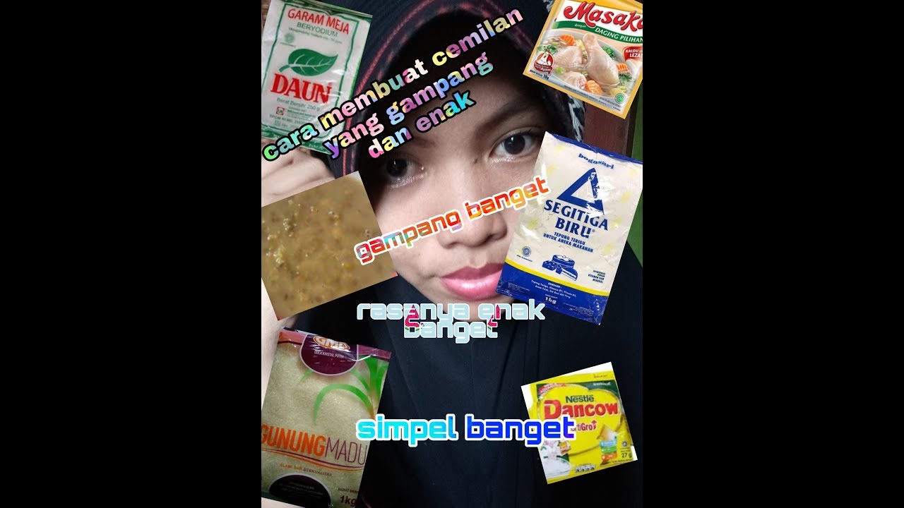 Cara membuat cemilan yang gampang dan enak - YouTube