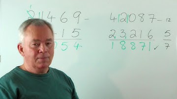 Subtraction-fest 12 ~ Checking Your Subtractions By Casting Out Nines