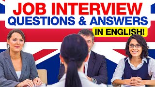 TOP 10 ‘ENGLISH ANSWERS’ to JOB INTERVIEW QUESTIONS!