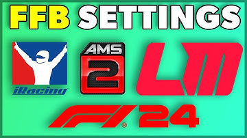 Fanatec settings for 𝐍𝐄𝐖 LMU, iRacing & AMS2 Cars - Best Fanatec Fanalab FFB Settings
