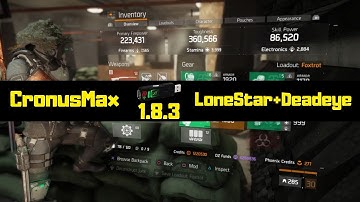 #CronusMax #TheDivision Cronus Max After Patch 1.8.3 Lonestar & Deadeye