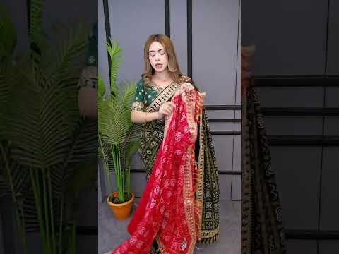 রাজস্থানী চুনরি শাড়ি || The Best Of Ethnic Rajasthani Saree || Rajsthani Chunri Saree 2024