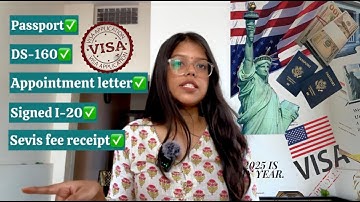 🎓 F1 Visa Interview Documents Checklist | What to Carry for Your Visa Appointment