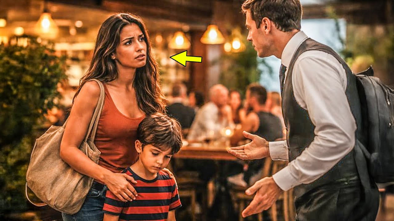 A mãe solteira levou o filho ao restaurante — e o garçom disse “aqui não é lugar pra vocês”