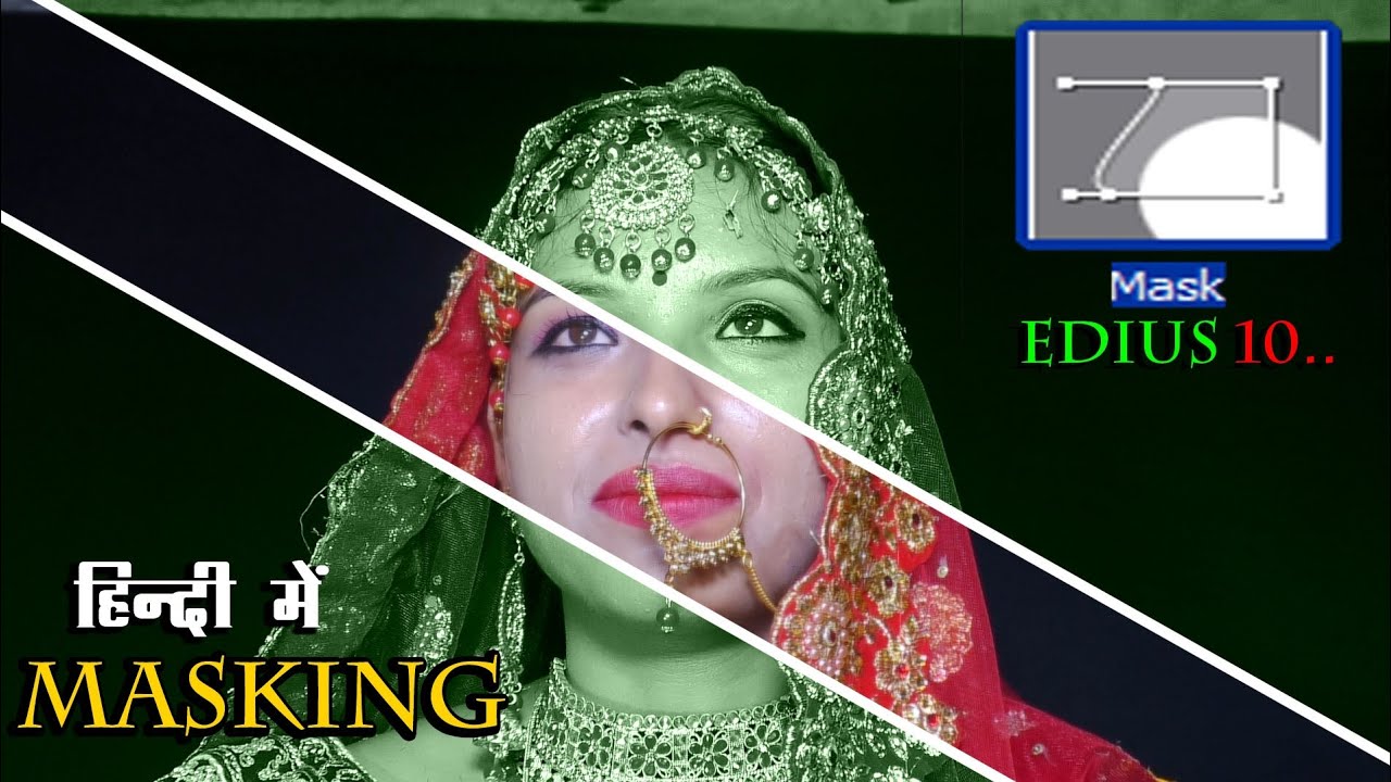 EDIUS ME MASKING KAISE KARE   Hindi Me  Edius 10.9.8 Me