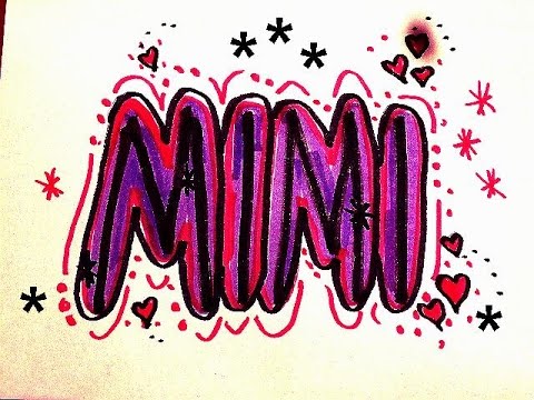 Mimi In Letters mimi in graffiti letters for birthday cards signs t Mimi In Letters mimi in graffiti letters for birthday cards signs t