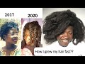 My natural hair journey! the SECRET of natural hair GRWOTH. How to grow natural hair fast?