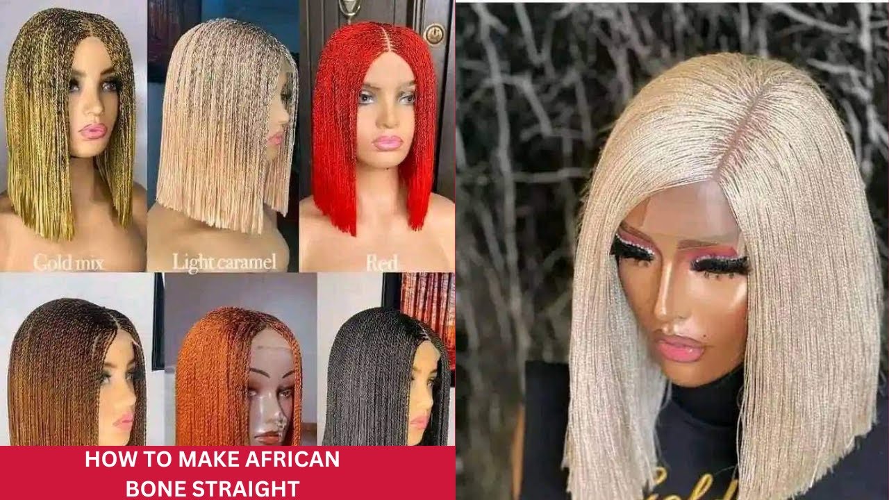Creating An African Bone Straight Wig With Dark Root Step by step Creating an african bone straight wig with dark root step by step