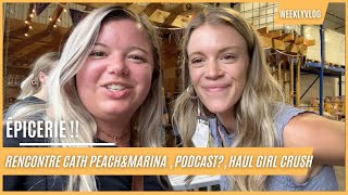 weeklyvlog- rencontre Cath Peach&Marina , PODCAST, HAUL Girl Crush || Cest Miriam