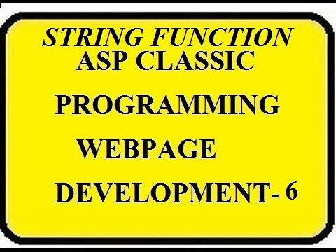 ASP CLASSIC PROGRAMMING-
