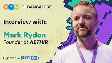 🔵 Rapid Fire with Mark Rydon, Co-founder & CSO - Aethir Cloud @ FILBangalore 2024