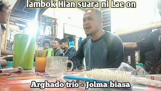 LUAR BIASA‼️ TRIO LAPO TUAK MENYANYIKAN LAGU JOLMA BIASA - ARGHADO TRIO