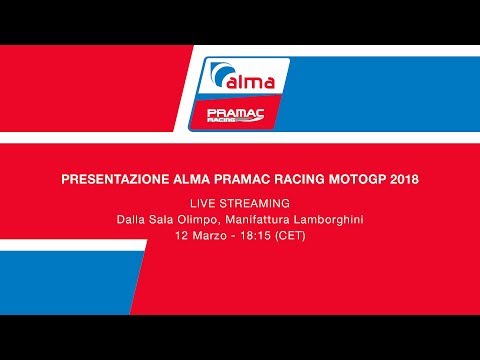 2018 Alma PramacRacing MotoGP presentation - Segui il Live Streaming (ITA)