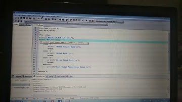 Tugas pemrograman dasar switch case pertemuan ke 7