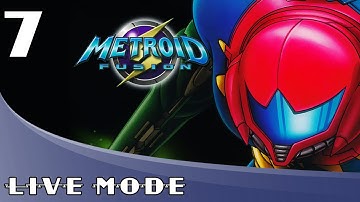 Metroid Fusion Blind Run: Part 7 - Metroid Monday Live Stream - Game Mode