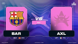 BAR VS AXL - MAPA 1 - GRUPOS DIA 2 - EMEA MASTERS - PRIMAVERA 2025 - LEAGUE OF LEGENDS