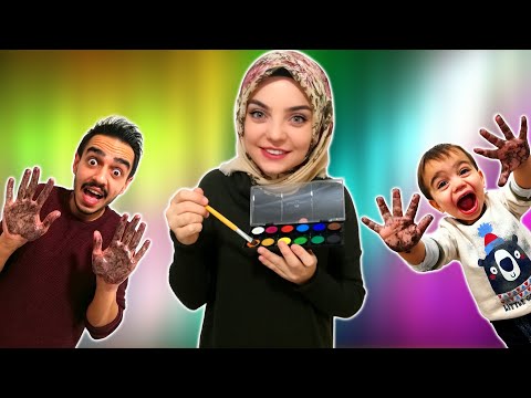 Yağız Parmak Boya Yapıyor - Eğlenceli Çocuk Videosu YED SHOW