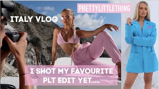 SHOOTING MY PRETTYLITTLETHING EDIT- ITALY VLOG | MOLLYMAE