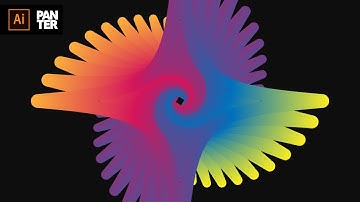 Colorful Shell Spiral | Illustrator Tutorial