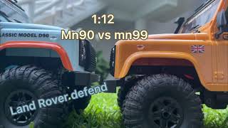 Land Rover defender 1:12 | MN90 vs MN99 | OFF-ROAD buddies