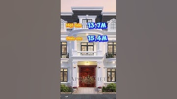 💖Biệt thự tân cổ điển sở hữu mặt tiền 13,7m sang trọng, đẳng cấp#bietthutancodien#nhadep#apolloviet