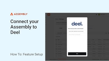 Deel HRIS integration with Assembly