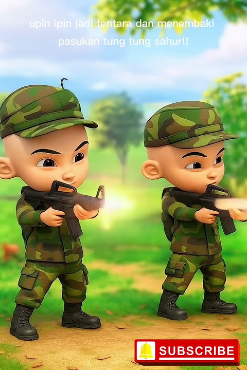 upin ipin menembaki tentara tung tung sahur #upinipin #funny #tungtungtungsahur